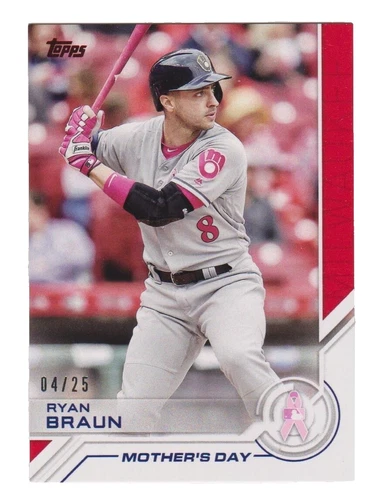 Topps Ryan Braun Baseball Sports Trading Cards