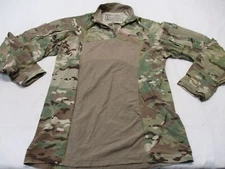 SEKRI DEFENDER M MULTICAM COMBAT SHIRT TYPE II LARGE 1/4 ZIP TOP FLAME RESISTANT