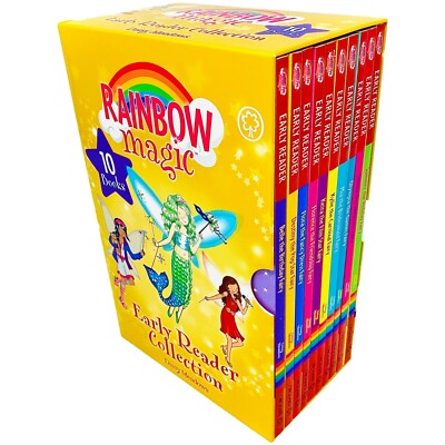 洋書 Rainbow Magic Early Reader 10 Books Set Rainbow Magic Early Reader Collection - 10 Books for 6-8 Years Old