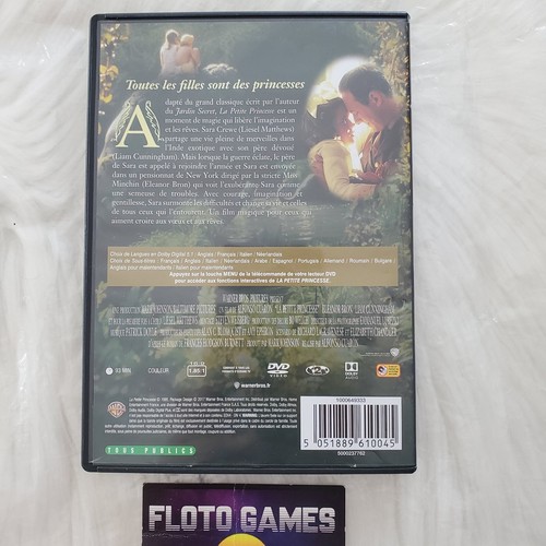 DVD ZONE 2 FR: La Petite Princesse - Alfonso Cuaron - 1995 - Floto Games - Bild 2 von 2