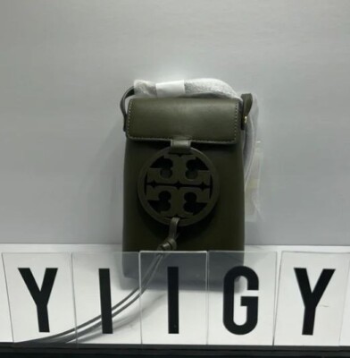 Tory Burch Miller Leather Smartphone Phone Case Crossbody Bag