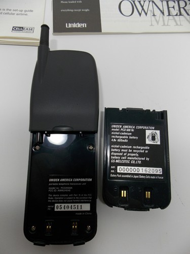 Telefono cellulare Uniden PCD 2000 set completo nuovo testato - Foto 8 di 10