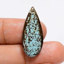 100 Natural Turquoise Pear Shape Cabochon Loose Gemstone 10 Ct 27X11X4mm OA9866