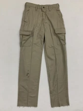 Red Kap Cargo Pants 30 Waist 37 Unhemmed Industrial Work Uniform #B10