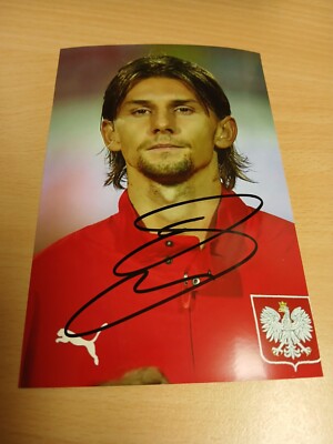 Signiertes Foto Ebi Smolarek Polen NEU 