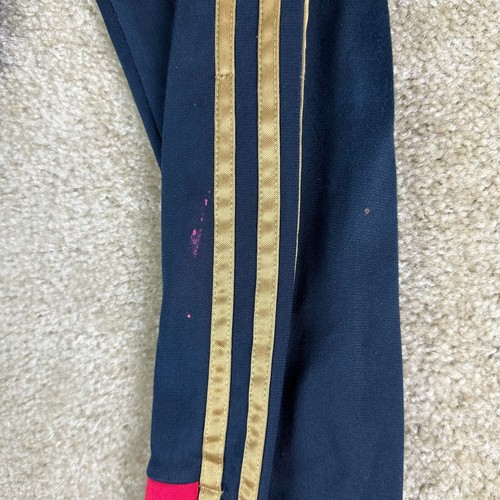 Adidas Ajax Ankle Zip Soccer Pants Youth M 11 12 Y blue training practice - Picture 8 of 12