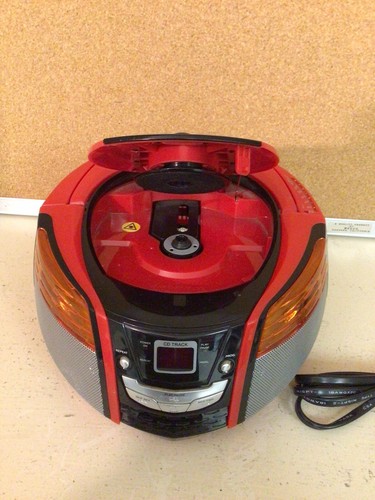Nascar Portable Radio Boom Box Power Source NC150RD Red - Picture 6 of 6