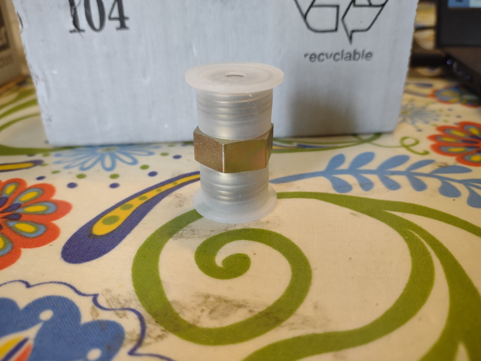 Parker 6HMLOS Face Seal Tube Fitting/Adapter - 3/8" X 3/8"