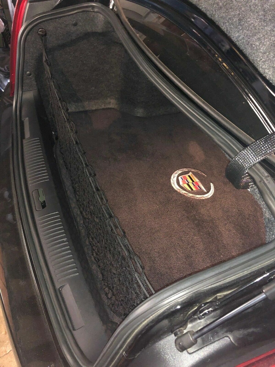 Envelope Style Trunk Cargo Net For Cadillac XLR 2004-2009 - Black Storage Organizer