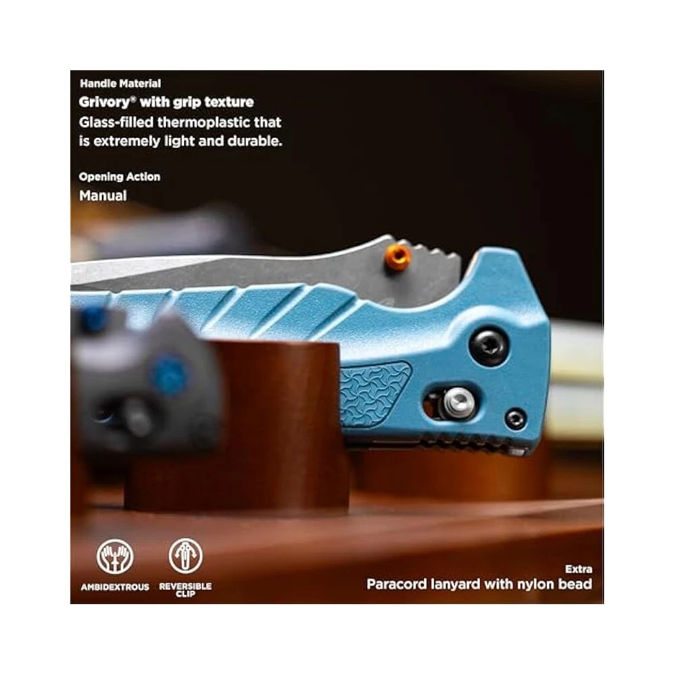 Cuchillo plegable confiable para condiciones húmedas, fácil de limpiar y mantener Foto 4 de 4