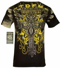XTREME COUTURE by AFFLICTION Men's T-Shirt SALVATION Tattoo Biker MMA S-5XL