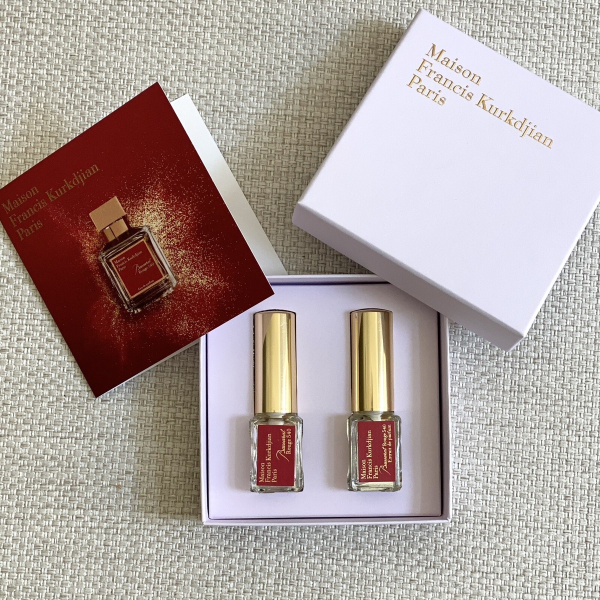 Maison Francis Kurkdjian BACCARAT ROUGE 540 Extrait + EDP Set