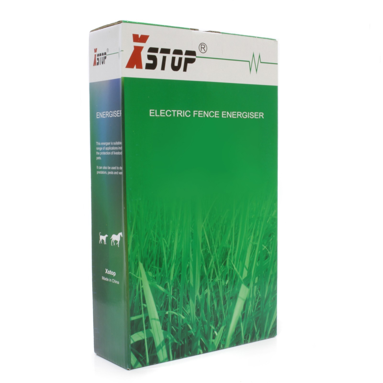 XSTOP Mains Electric Fence Energiser Unit 10km 230v 0.5J Pond CE 2 Year