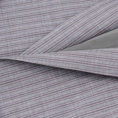 Canali Classic-Fit Gray Stripe Lightweight 'Travel' Wool Suit 38R (Eu 48) NWT - Picture 3 of 11