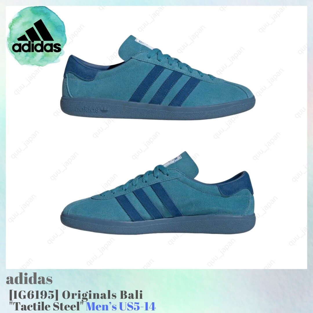 adidas Originals Bali Tactile Steel IG6195 Blue Men's US5-14 adidas Originals Bali Tactile Steel IG6195 Blue Men's US5-14