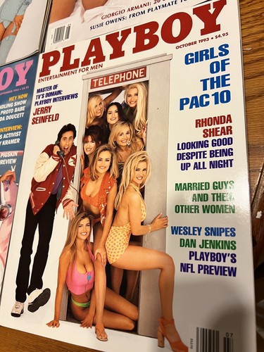 Playboy Magazine Complete 1993 Full Year Jan-Dec Lot of 12 w/Centerfolds Bulk - Picture 7 of 8
