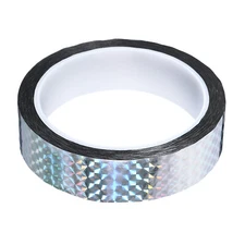 Prism Tape Self Adhesive Holographic Reflective Tapes Silver 1Inch x 55 Yard