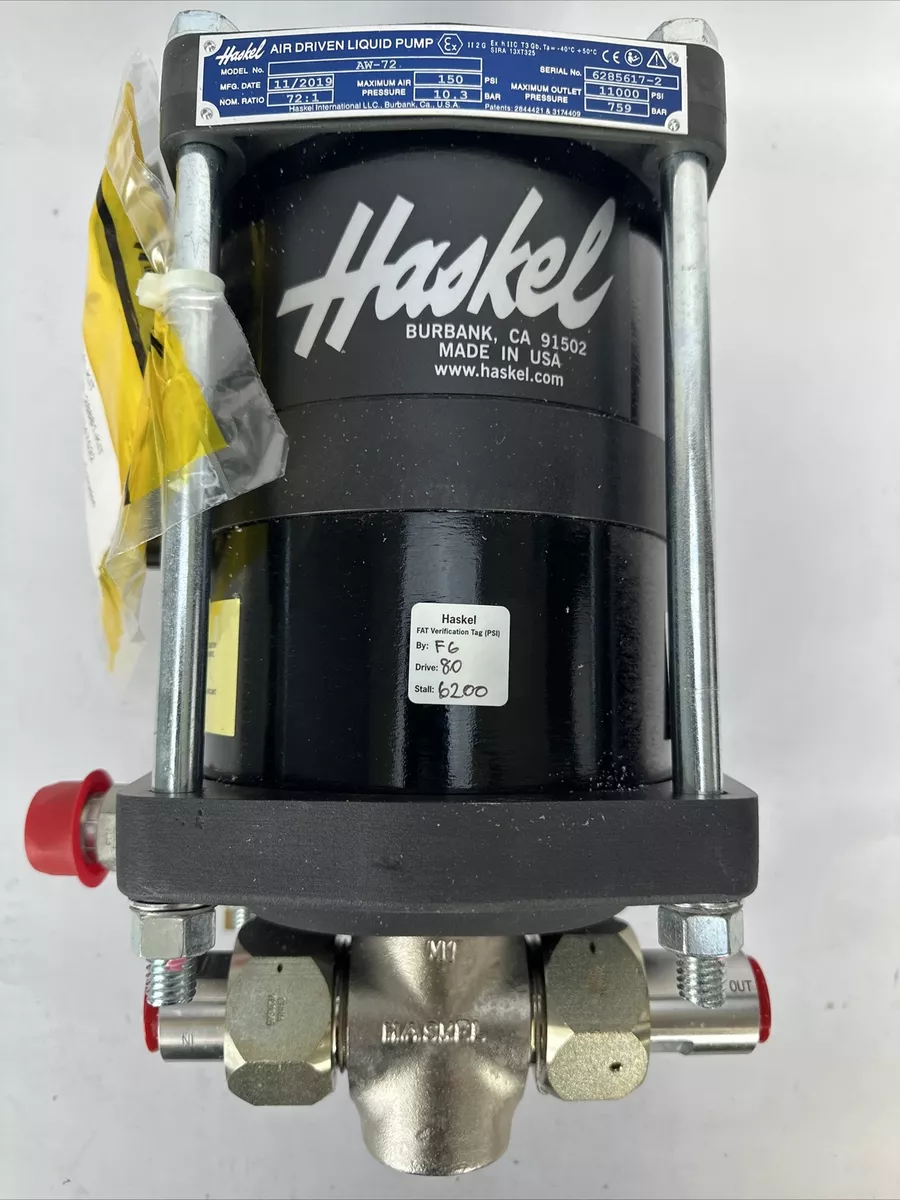 Haskel pump sale