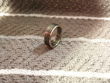 West Virginia Handcrafted Washington Quarters coin ring, size 7 2005 