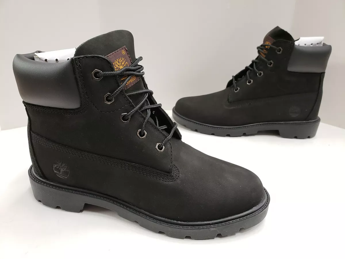 Junior black timberland clearance boots
