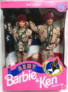 army barbie and ken