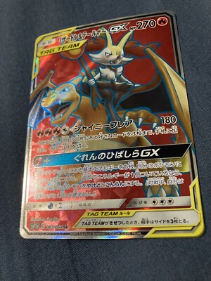 Charizard & Braixen GX Full Art FA SR 067/064 SM11a Pokémon Card
