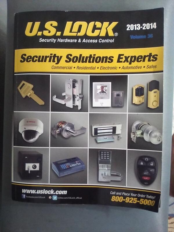 U.S. Lock Security Hardware & Access Control 2013-2014 Catalog Vol 34