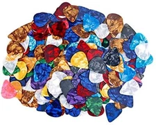 300 Pcs Guitar Picks Sampler Value Pack Includes Thin Medium & Heavy Gauges
