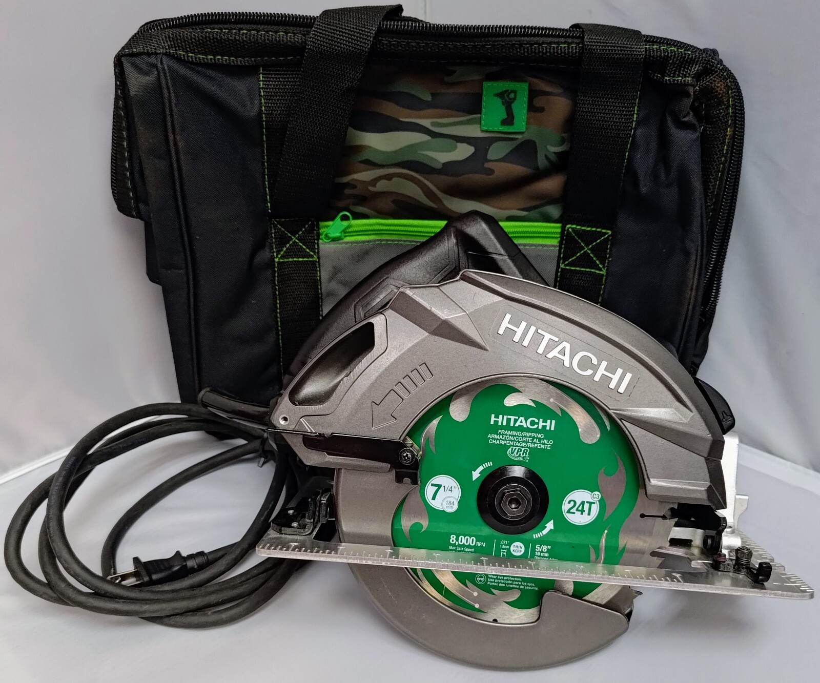 Hitachi C7UR Ripmax 7-1/4&rdquo; - 24T Corded Circular Saw 15-Amp