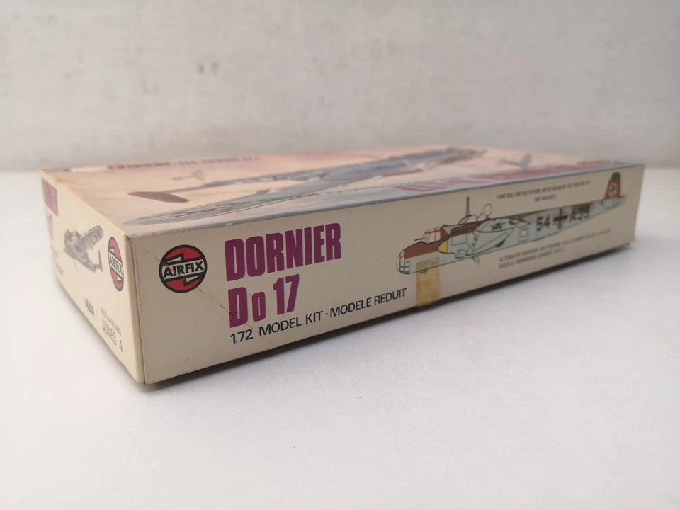 Dornier D o 17 Luftwaffe Bomber Kit Airfix Series 4 04014-1 Scala 1/72 ZR-T44 - Immagine 4 di 4