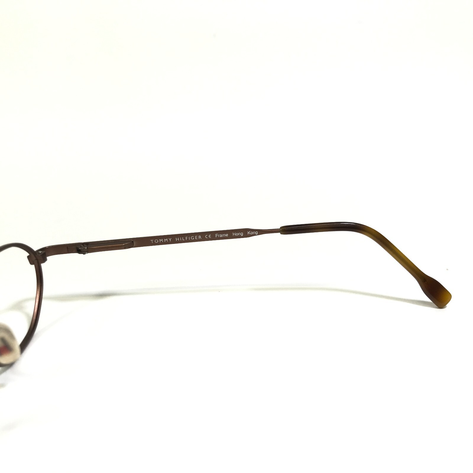 Tommy Hilfiger Eyeglasses Frames TK100 236 Brown Octagon Oval Wire Rim 42-18-125 thumbnail 7