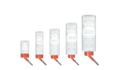 Classics Deluxe Kleintier Trinkflasche alle Größen Hase/Hamster/Maus
