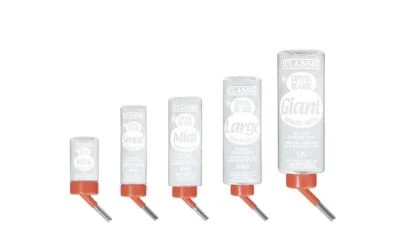 CLASSIC PET PRODUCTS Classics Deluxe kleine Trinkflasche Haustier alle Größen Kaninchen/Hamster/Maus