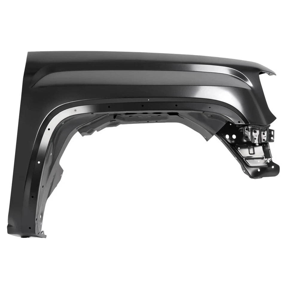 Guardabarros delantero derecho+derecho de acero para GMC Sierra 1500/2500 HD/3500 HD 2014-2019 Foto 3 de 4