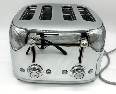 USED - Smeg 4 Slot Toaster - Chrome TSF03SSUS