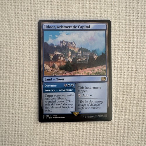 Jidoor, Aristocratic Capital R0284 Final Fantasy MTG Magic the Gathering NM