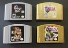 Nintendo 64 N64 4 Game Lot Authentic Collector Grade Conkers Zelda Resident Evil