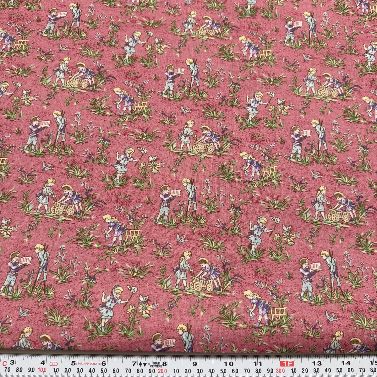 Pink Antique/Vintage Fabric for sale | eBay