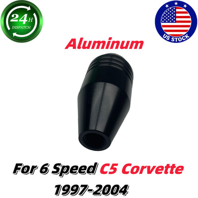 Black For Chevrolet C5 Corvette 1997-2004 Aluminum Shift Knob 9/16-18 thread