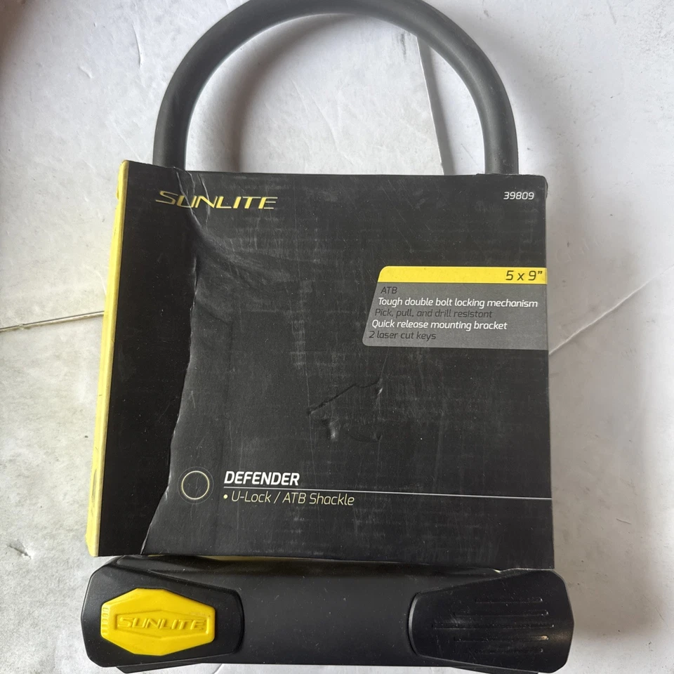 Sunlite Defender 39809 Bike Lock 5” X 9” NOS OEM OMCB8 - Image 2 of 4