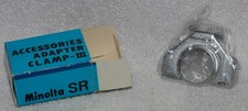 Minolta Accessory Adapter Clamp III for SR cameras in original box. New, unused
