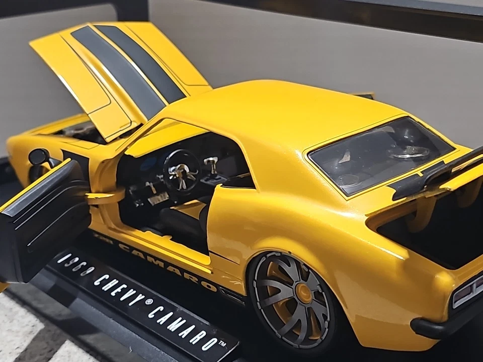 Chevrolet Camaro Z/28 1968 serie Jada Lopro coche fundido a presión 1:18 sin caja Foto 3 de 4