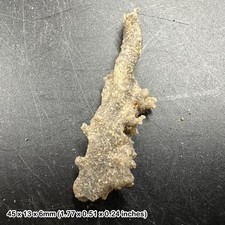 Crystal fulgurite (petrified lightning) | genuine moroccan mineral specimen |