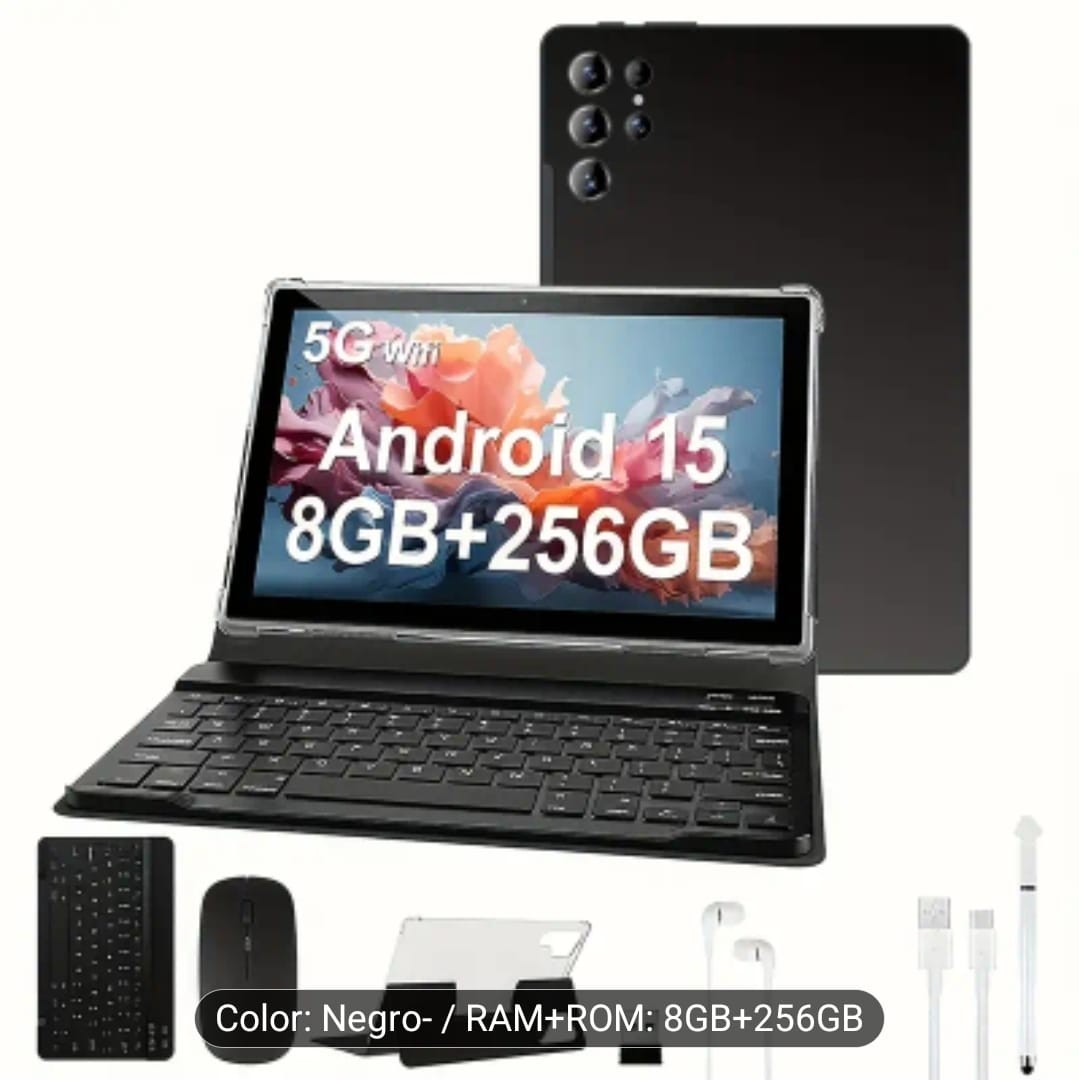 X9+ Tablet Laptop Android 15.0 OS 2 In 1 10.1 Inch 8GB RAM 256GB