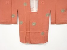7221462: JAPANESE KIMONO / VINTAGE MICHIYUKI COAT / SILK / SHIBORI / FLOWER