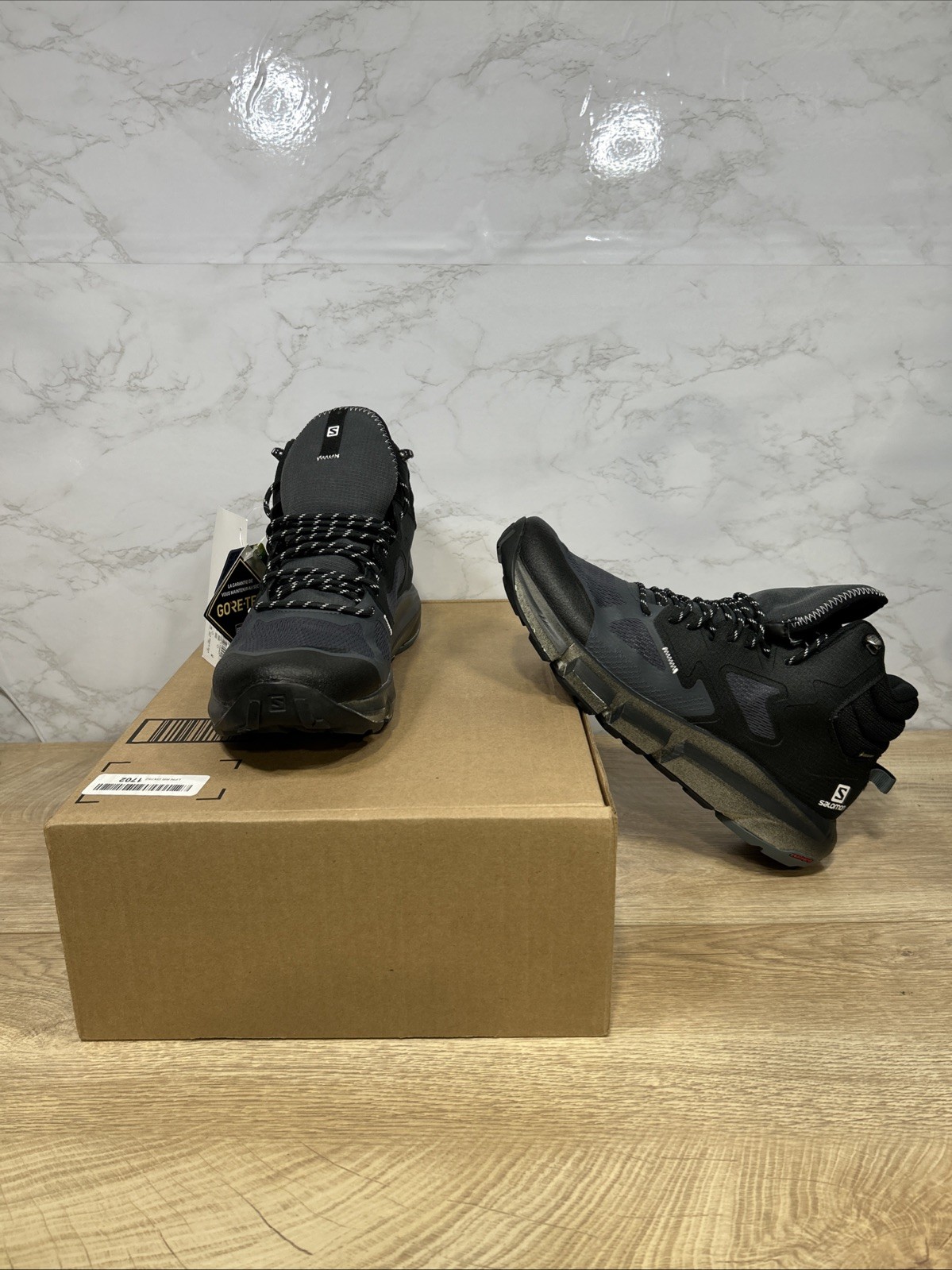 Salomon Predict Hike Mid GTX Gore-Tex Senderismo Trail Hombres Botas 414609 Talla 11.5 Nuevas