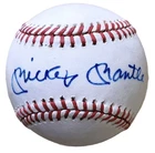 Mickey Mantle Signed OAL Baseball Yankees Felt Tip Rare Beckett BAS LOA