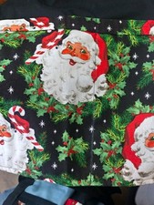 Santa Claus Christmas Holiday Restaurant Apron w/ Pocket, One Size