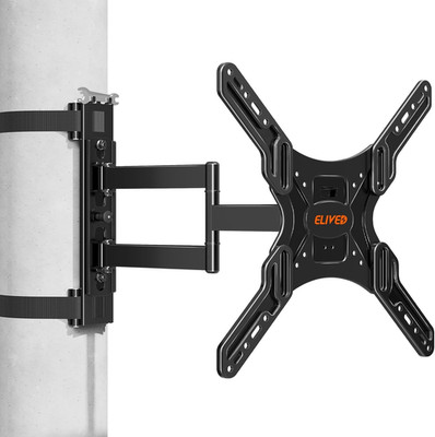 Pillar TV Mount for Most 26''-60'' Tvs, Column TV Mount for Gazebo Patio Pergola,