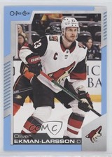 2020-21 O-Pee-Chee Blue Border Oliver Ekman-Larsson #406 0c3